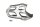 Porte-bagages, porte-bagages arrière, dessus, plaque en aluminium BMW K 1200 GT K44 K12S 0587 06-08