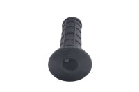 Left-hand rubber handlebar grip, ribbed, for enduro and...