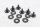 Kleppendekselschroevenset, pakking Suzuki GSX-R 1000 K1/K2 WVBL 01-02