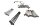 Motorschroevenset, zeskantschroeven BMW K 1200 GT K44 K12S 0587 06-08