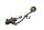 Bakre huvudbromscylinder, hydraulpump, broms BMW K 1200 R K12R K43 0584 05-08