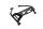 Bakre ram, bakre hjälpram BMW K 1200 R K12R K43 0584 05-08