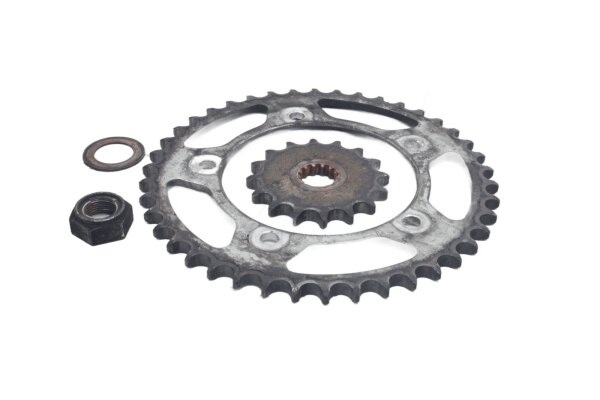 Tandwiel, rondsel, kettingset, aandrijftandwielen Suzuki GSX-R 1000 K1/K2 WVBL 01-02