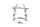 Bageste underramme, bageste underramme, rammebeslag Suzuki GSX-R 1000 K1/K2 WVBL 01-02