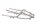 Bageste underramme, bageste underramme, rammebeslag Suzuki GSX-R 1000 K1/K2 WVBL 01-02