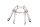 Bageste underramme, bageste underramme, rammebeslag Suzuki GSX-R 1000 K1/K2 WVBL 01-02