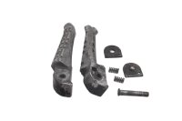 Passenger footrests rear left right pedal pads set MZ Baghira MUZ660E 98-06