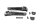 Passenger footrests rear left right pedal pads set MZ Baghira MUZ660E 98-06