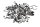 Juego de tornillos para el kit de montaje del bastidor del motor Suzuki GSX-R 1000 K1/K2 WVBL 01-02