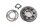 Starter freewheel gear set, reverse lock MZ Baghira MUZ660E 98-06