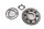 Starter freewheel gear set, reverse lock MZ Baghira MUZ660E 98-06