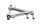 Motorfäste, ramfäste, triangulärt lager, bultar KTM Duke 690 690DUKE/14 14-15