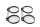 Juego de abrazaderas para el soporte del carburador Suzuki GSX-R 1000 K1/K2 WVBL 01-02