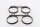 Juego de abrazaderas para el soporte del carburador Suzuki GSX-R 1000 K1/K2 WVBL 01-02