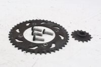 Sprocket, pinion, chain kit, drive set with screws MZ Baghira MUZ660E 98-06