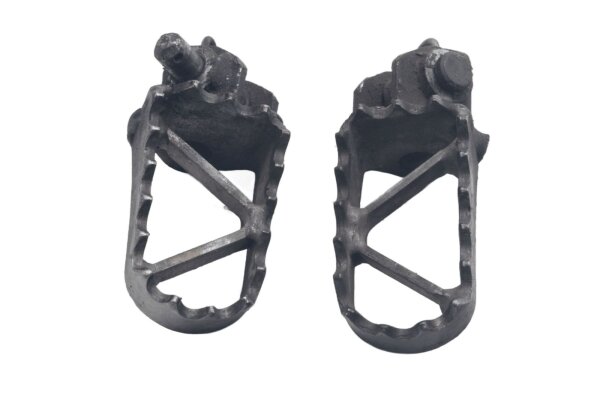 Enduro footpegs, pair, coarsely toothed, robust, non-slip MZ Baghira MUZ660E 98-06