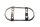 Exhaust heat shield, splash guard, pipe cover, retaining plate MZ Baghira MUZ660E 98-06