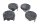 Piston set, piston rings, forged piston 1A17 Suzuki GSX-R 1000 K1/K2 WVBL 01-02