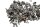Bevestiging van de frameafwerking met schroeven BMW K 1200 GT K44 K12S 0587 06-08