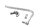 Vänster handtagsskydd, handskyddsfäste KTM Duke 690 690DUKE/14 14-15