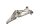 Steunplaat voor voetsteunbeugel rechtsachter BMW K 1200 R K12R K43 0584 05-08