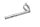 Soporte derecho del manillar, abrazadera de 22 mm Suzuki GSX-R 1000 K1/K2 WVBL 01-02