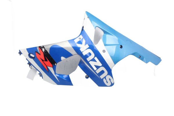 Right side panel, blue/silver trim Suzuki GSX-R 1000 K1/K2 WVBL 01-02
