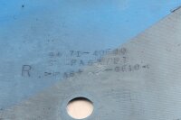 Right side panel, blue/silver trim Suzuki GSX-R 1000 K1/K2 WVBL 01-02