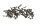 Motorskruvsats, sexkantig BMW K 100 RS 4 Ventiler K589 0523 89-92