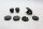 protections de cadre, jeu de tampons en caoutchouc, bouchons BMW K 1200 R K12R K43 0584 05-08