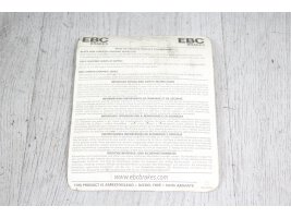 Documents de frein Blocs de frein EBC FA77 BMW R80 85-92