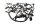 Cablaggio, cablaggio principale, connettori elettrici BMW K 1200 R K12R K43 0584 05-08