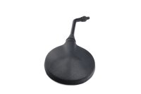 Right-hand side handlebar mirror, round, threaded, black,...