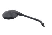 Right-hand side handlebar mirror, round, threaded, black, e1 8389 MZ Baghira MUZ660E 98-06