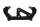 Nopeusmittarin kiinnike, ohjaamon kiinnitys, kojelauta BMW K 1200 R K12R K43 0584 05-08