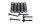 Clutch springs, screws, pressure plate set Suzuki GSX-R 1000 K1/K2 WVBL 01-02