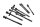 Cylinderhuvudskruvsats sexkant BMW K 100 RS 4 Ventiler K589 0523 89-92
