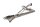 Fodstøtteenhed, bagerst til venstre, passagerside BMW K 1200 GT K44 K12S 0587 06-08