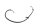 Rear brake line, hydraulic hose, brake hose MZ Baghira MUZ660E 98-06