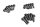 Carterpanschroefset met zeskantkop BMW K 1200 GT K44 K12S 0587 06-08