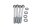 Cylinder head screw set, valve cover fastening MZ Baghira MUZ660E 98-06