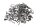 Screw assortment, frame screws, engine kit, nut set MZ Baghira MUZ660E 98-06