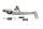 Bakbromshandtag, fotpedal, pedal nedtill Suzuki GSX-R 1000 K1/K2 WVBL 01-02