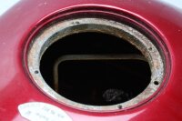 Bränsletank, bensintank, röd, tanklocksfäste BMW K 1100 LT K589 0526 90-98