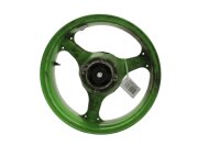 Cerchio della ruota posteriore da 17 pollici verde...