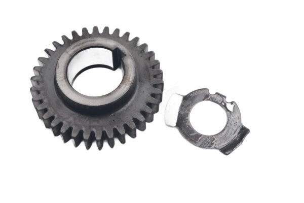 Gear wheel with locking plate, gear, gearbox, shaft MZ Baghira MUZ660E 98-06