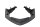 Carénage avant, masque de phare, support avant KTM Duke 690 690DUKE/14 14-15