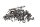 Schrauben Satz Verkleidung Rahmen Gewinde BMW K 1200 R K12R K43 0584 05-08