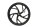 Forhjulsfælg, 5-eget design, foran BMW R 1200 R R1ST K27 0400 11-14