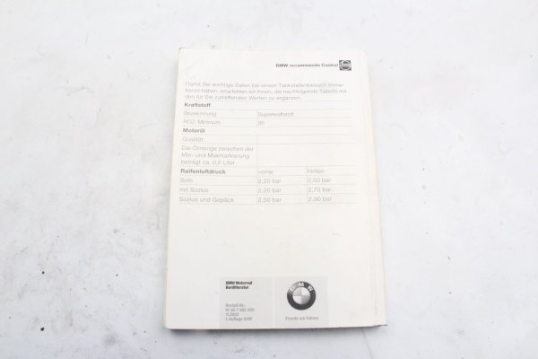 Operating instructions, manual, on-board book BMW R 1200 GS K25 0307 R12 04-07